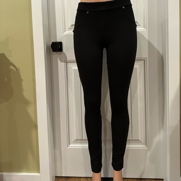 Joseph Ribkoff Pants - Joseph Ribkoff Black Ponte Pull On Legging Pants Size 8